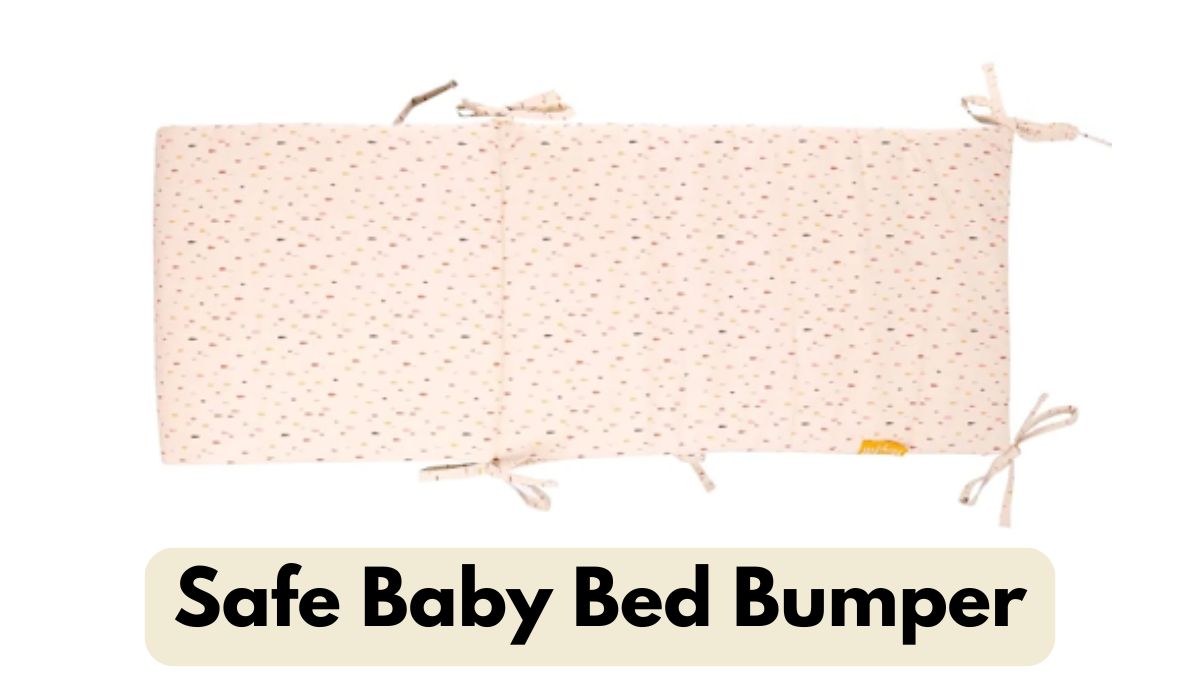 Safe Baby Bed Bumper with Breathable Materials for Newborns