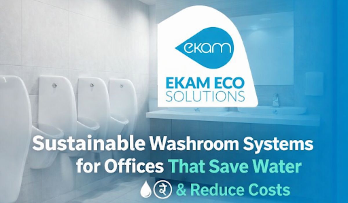 Sustainable Washroom Systems for Offices - Save Water